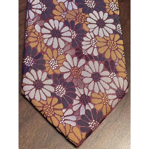 Mario Ferrari Hand Made 100% Polyester Hand Made Men’s Neck Tie Made In China - Picture 1 of 9